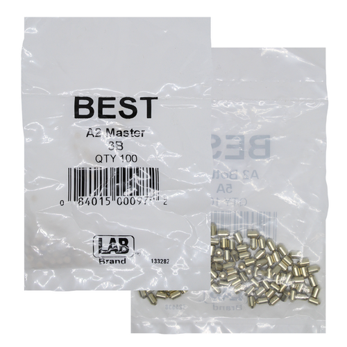 LAB BEST-3A-P1-NS Best A2 SFIC 3A Bottom Pin, .147 Size, .108 Dia, Nickel Silver, 100 Pins