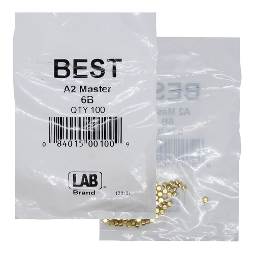 LAB BEST-6B-P1 Best A2 SFIC 6B Top Pin, Size .075, Brass, Polybag of 100 Pins
