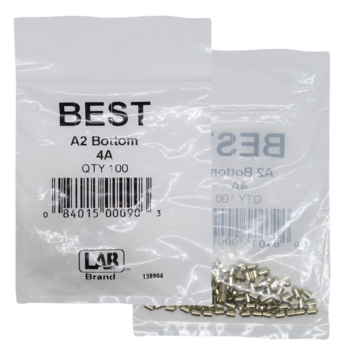LAB BEST-4A-P1-NS Best A2 SFIC 4A Bottom Pin, .160 Size, .108 Dia, Nickel Silver, 100 Pins