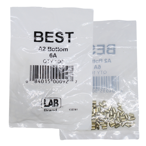 LAB BEST-6A-P1-NS Best A2 SFIC 6A Bottom Pin, .185 Size, .108 Dia, Nickel Silver, 100 Pins