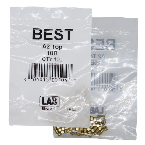 LAB BEST-10B-P1 Best A2 SFIC 10B Top Pin, .125 Size, .108 Dia, Brass, 100 Pins