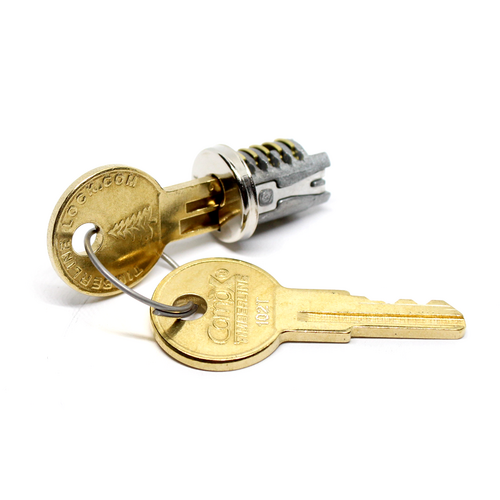 Compx C100LP-KA108T-14A Timberline Lock Plug Polished Nickel