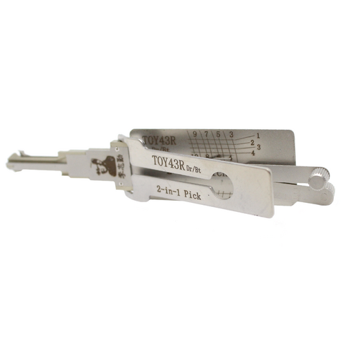 Lishi TOY43R DR-BT 2-in-1 Pick/Decoder Chevy/GMC/Subaru B108/B110/TOY43R Door/Trunk