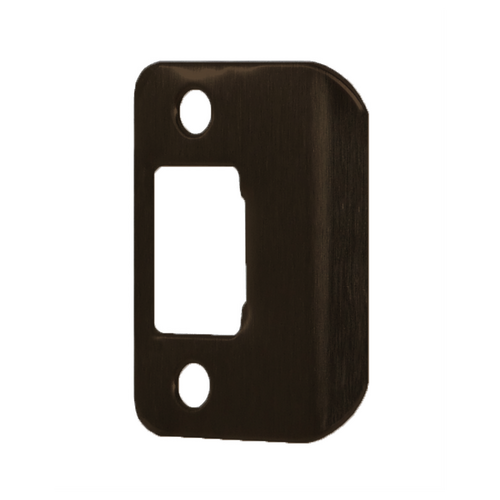 Don-Jo ST-214-RC-DU Round Corner Full Lip Replacement Strike Dark Bronze Finish