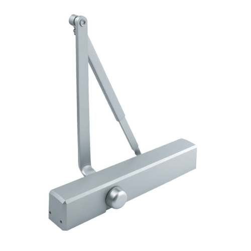 Dormakaba QDC211-689 Adjustable Door Closer with Tri-Pack Arm, Grade 1, Aluminum, Sizes 1-6