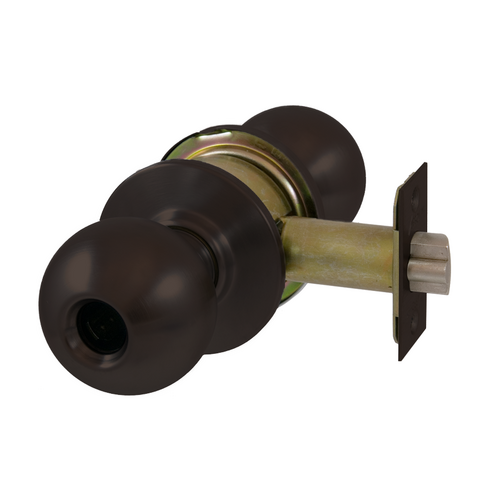 Arrow Lock MK11BD10B-LC-2 3/4 BS Entry Ball Knob, Less Cylinder, 2-3/4