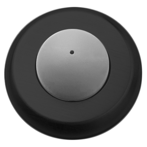 Rockwood 406.BSP Convex Wrought Wall Stop, Black Suede Powder Coated