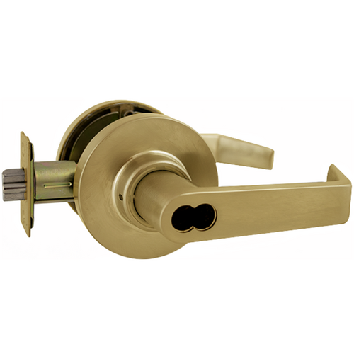 Marks Hardware 175RS3-3/4 SFIC Classroom Clutched Lever Lockset, Less Core, 2-3/4in Backset, Grade 2, Brass