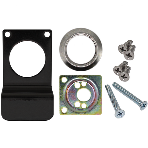 Marks Hardware M411/10B (19 BLACK) Exit Trim Finger Pull for Cylinder Nightlatch, 622/US19 Flat Black