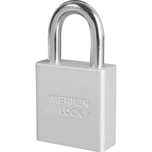 American Lock A1205KD CLR Padlock 1-1/8in Shackle Aluminum Clear