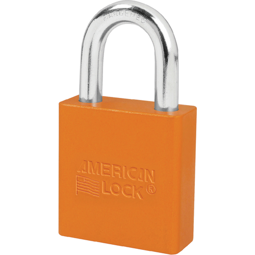 American Lock A1205KD ORJ Padlock 1-1/8in Shackle Aluminum Orange