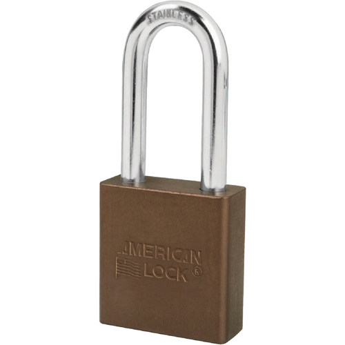 American Lock A1206KD BRN Padlock 2in Shackle Aluminum Brown