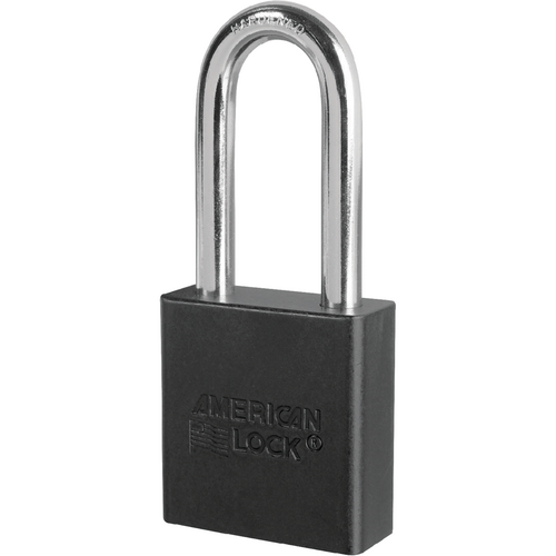 American Lock A1206KD BLK Padlock 2in Shackle Aluminum Black