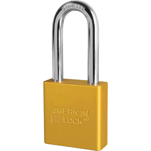 American Lock A1206KD YLW Padlock 2in Shackle Aluminum Yellow