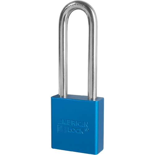 American Lock A1207KD BLU Padlock 3in Shackle Aluminum Blue