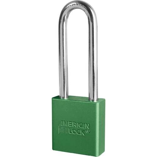 American Lock A1207KD GRN Padlock 3in Shackle Aluminum Green