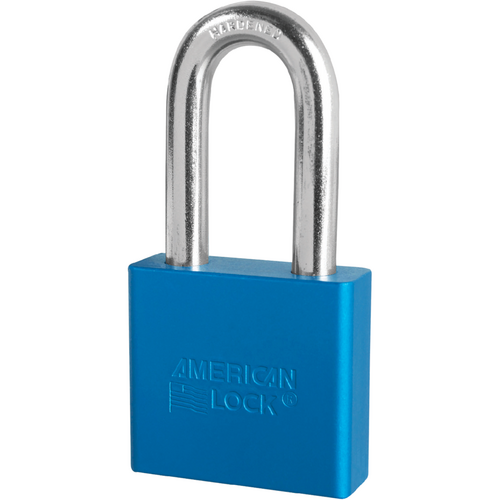 American Lock A1306KD BLU Padlock 2in Shackle Aluminum Body Blue