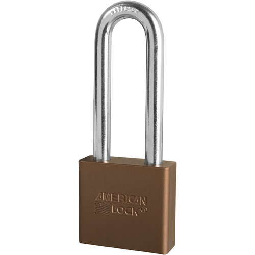 American Lock A1307KD BRN Padlock 3in Shackle Aluminum Brown