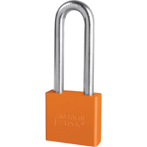 American Lock A1307KD ORJ Padlock 3in Shackle Aluminum Orange
