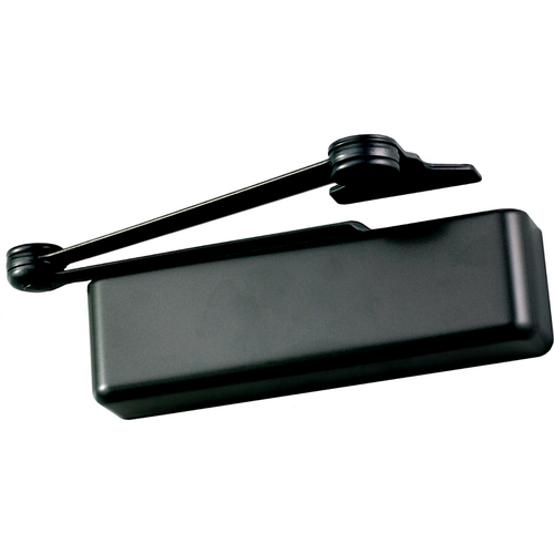 LCN 4040XP-EDA-GLBLK XP Heavy Duty Closer, Cast Iron, Adjustable Spring 1-6, Gloss Black