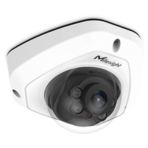 Milesight MS-C5373-PD NDAA AI Vandal-Proof Mini Dome 5.0MP 2.8mm 30fps.