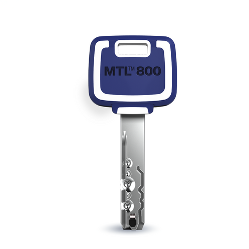 Mul-T-Lock 853B2KEY800 Key Blanks w/Nylon Head-MTL800 White/Blue, MTL800 (MT5+) 863B Keyway