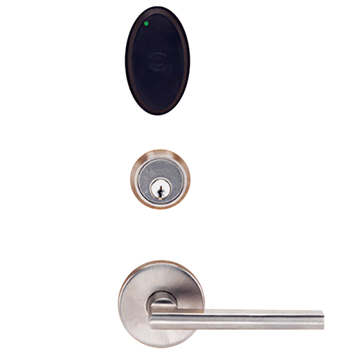 Alarm Lock N90S2195F26D ArchiTech Wireless Cylindrical Lock, 5000 Users, Satin Chrome, Grade 1