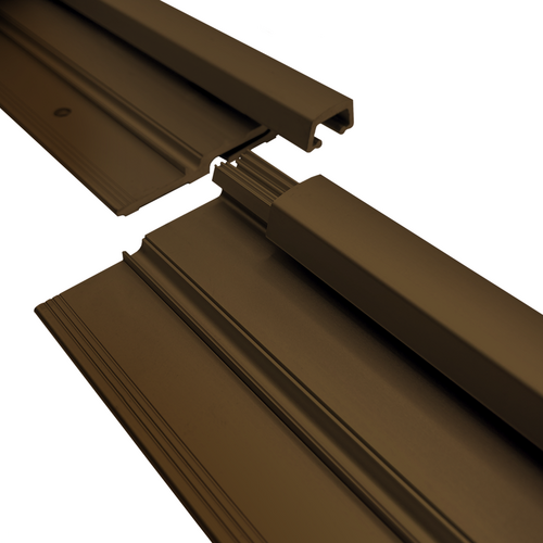 Pemko DFS95HD1-M PemKonnect Heavy Duty Geared Continuous Hinge Kit, 95in, Dark Bronze Aluminum