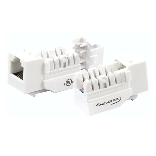 Wavenet 3EKSJWH Cat3 Keystone Jack (EA) - White