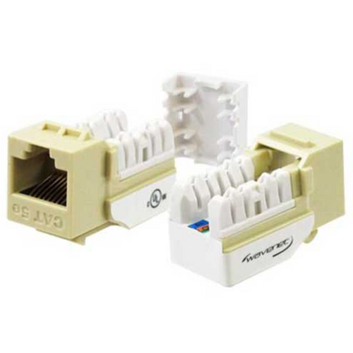 Wavenet 5EKSJIV Cat5E Keystone Jack (EA) - Ivory