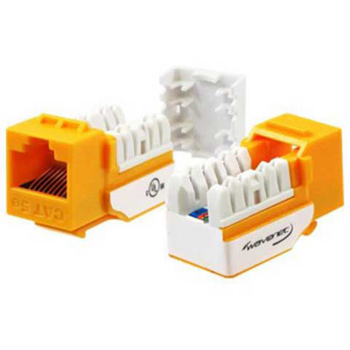 Wavenet 5EKSJOR Cat5E Keystone Jack (EA) - Orange