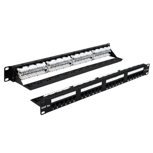 Wavenet 5EPP24-S Cat5E Rack Mount 24 Port Patch Panel
