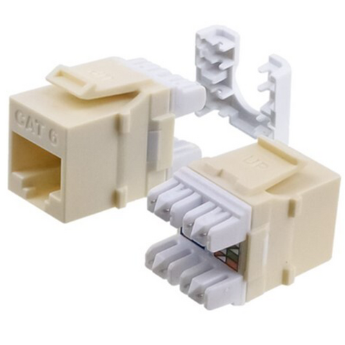 Wavenet 6EKSJLA Cat6 Keystone Jack (EA) - Light Almond
