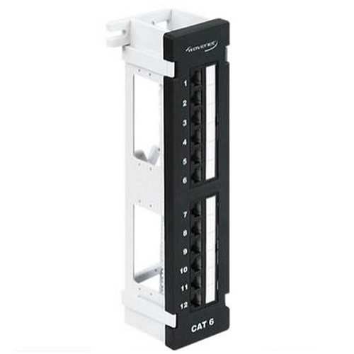 Wavenet 6EPP12V-S Wall Mount Cat6 12 Port Patch Panel