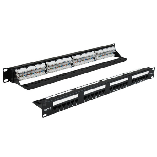 Wavenet 6EPP24-S Cat6 Rack Mount 24 Port Patch Panel