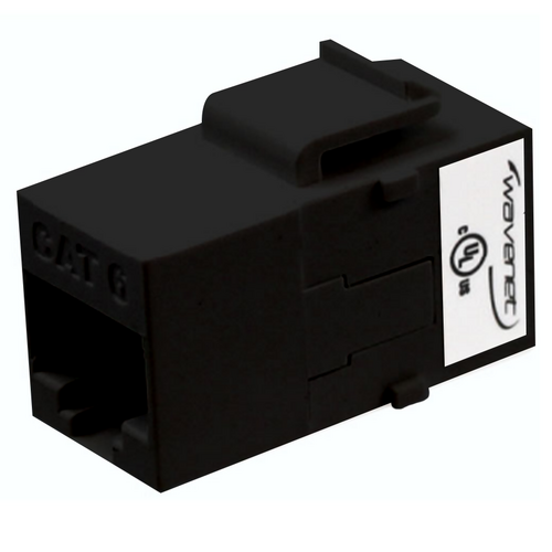 Wavenet 6KSCBK Cat6 Keystone Coupler (EA) - Black