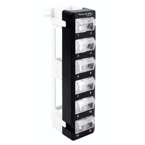 Wavenet BPPWM-12 Wall Mount 12 Keystone Patch Panel