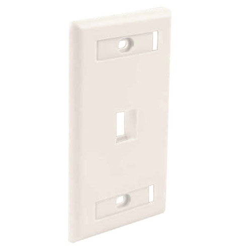 Wavenet FPW1PLA-S Faceplate 1 Keystone (EA) - Light Almond