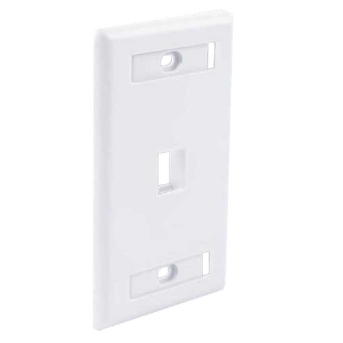 Wavenet FPW1PWH-S Faceplate 1 Keystone (EA) - White
