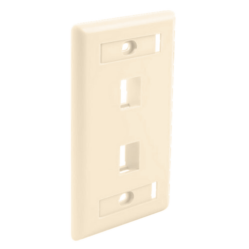 Wavenet FPW2PIV-S Faceplate 2 Keystone (EA) - Ivory