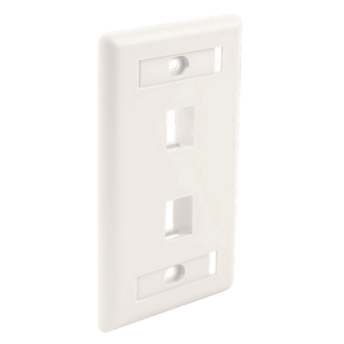 Wavenet FPW2PLA-S Faceplate 2 Keystone (EA) - Light Almond