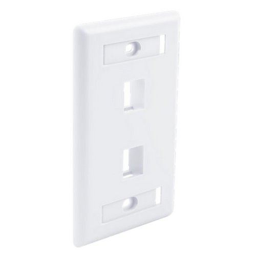 Wavenet FPW2PWH-S Faceplate 2 Keystone (EA) - White