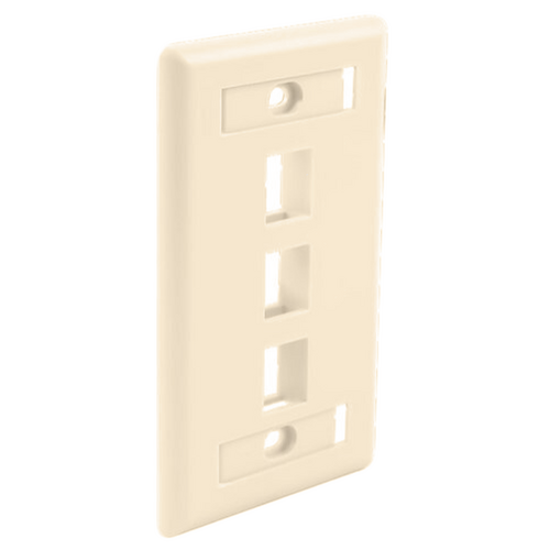 Wavenet FPW3PIV-S Faceplate 3 Keystone (EA) - Ivory