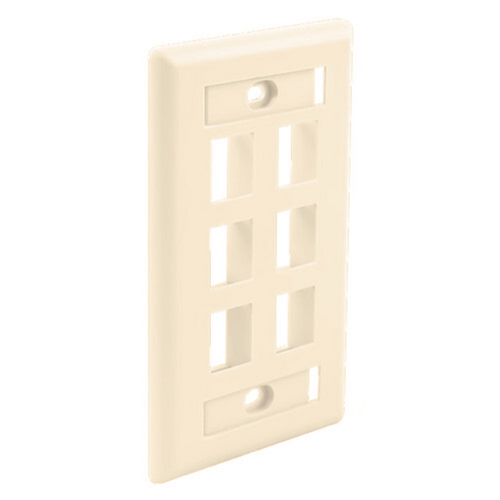 Wavenet FPW6PIV-S Faceplate 6 Keystone (EA) - Ivory