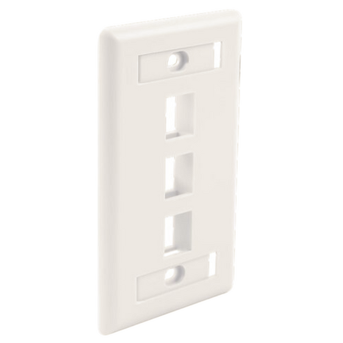 Wavenet FPW3PLA-S Faceplate 3 Keystone (EA) - Light Almond