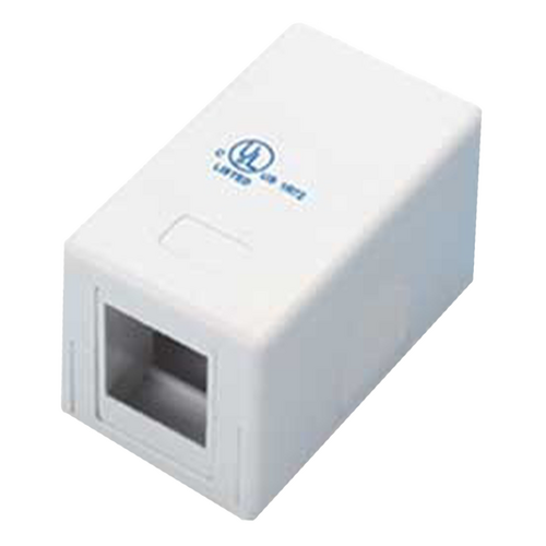 Wavenet SMB-1WH Surface Mount Boxes 1 Keystone - White