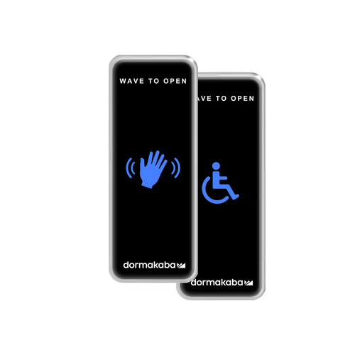 Rutherford Controls 910TC Touchless Switch (Hand), Black Single Gang