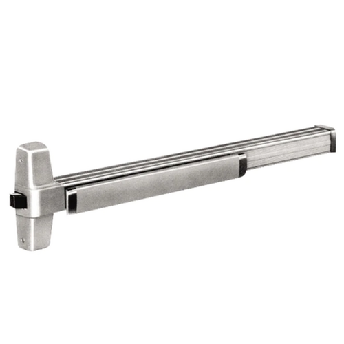 Von Duprin CXA-99EO-F-626-36 Fire Rated Chexit Delayed Rim Exit Device, 15 Sec Delay, Satin Chrome