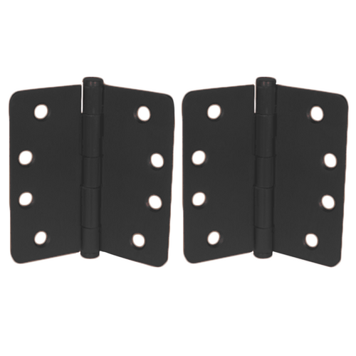 PBB BB81-US10B-4.5 X 4.0 1/4RC NRP 5-Knuckle Full Mortise Hinge, 4.5