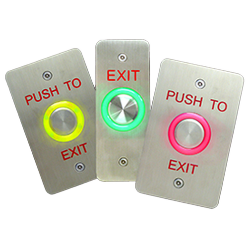 Dortronics W5277-PZL-E1 Touch Sensitive Push Button with Dual-Color Ring 1-30 Sec Delay